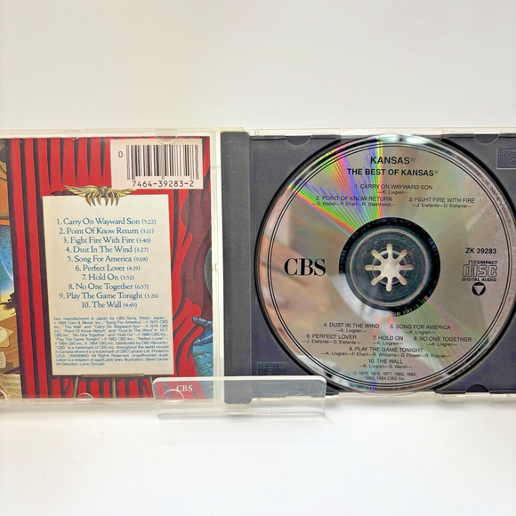 The Best of by Kansas (CD, 1984) - Picture 3 of 5